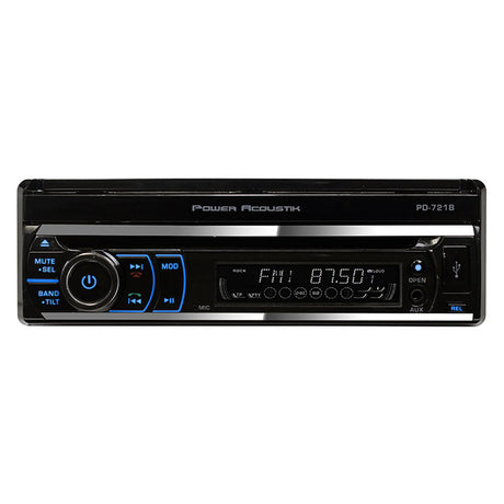 Power Acoustik 7" Single Din Receiver With Bluetooth