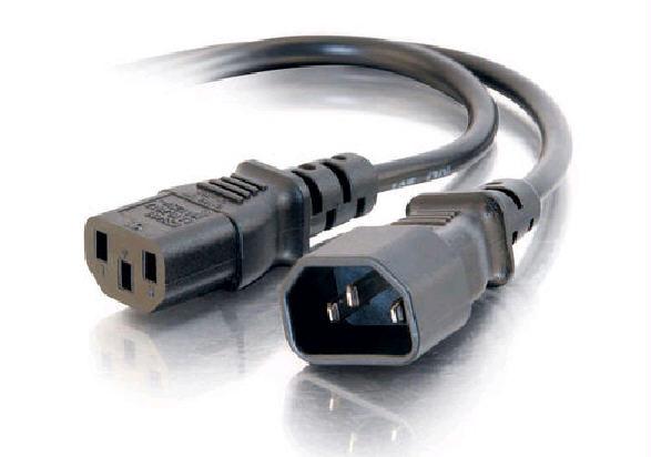 C2g 10ft 18 Awg Computer Power Extension Cord (iec320c14 To Iec320c13) (taa Complian