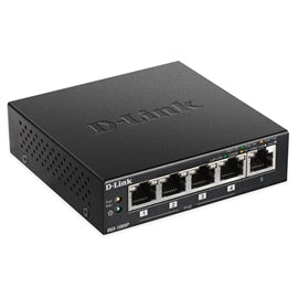 D-Link Network DGS-1005P 5-Port Gigabit Unmanaged Switch with 4 PoE Ports