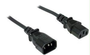 C2g 15ft 18 Awg Computer Power Extension Cord (iec320c14 To Iec320c13) (taa Complian