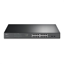 TP-Link Switch TL-SG1218MPE 16Port Gigabit Easy Smart PoE+ Switch with 2SFP Slots