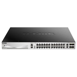 D-Link Network DGS-3130-30PS DGS-3130 24 Ports Managed L3 Gigabit PoE Switch with 6x10GbE Port Brown box
