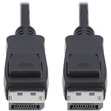 Tripp Lite DisplayPort 1.4 Cable w Latching Connectors 8K HDR M/M Black 1ft