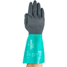 AlphaTec® Chemical Resistant Gloves, Ansell 58-535B-10, 1 Pair