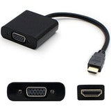 Lenovo 701943-001 Compatible HDMI 1.3 Male to VGA Female Black Active Adapter Which Includes Micro USB Port For Resolution Up to 1920x1200 (WUXGA)