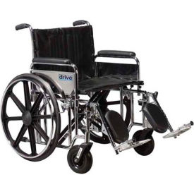 24" Sentra Extra Heavy Duty Wheelchair Detachable Desk Arm Elevating Legrests