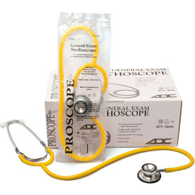 ADC® Proscope SPU 670 SPU Dual Head Stethoscope 32.25" Length Yellow