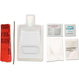 Medline Fluid Clean-Up Kit 7 Pieces Synthetic-Fabric Bag