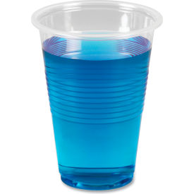 Boardwalk® Plastic Cold Drink Cups, 16 oz, Polypropylene, Translucent, Pack of 1000