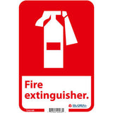Global Industrial™ Fire Extinguisher Sign, 10x7, Rigid Plastic