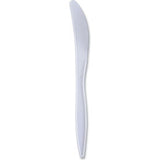 Boardwalk® Mediumweight Wrapped Polypropylene Cutlery, Knives, White, 1,000/case