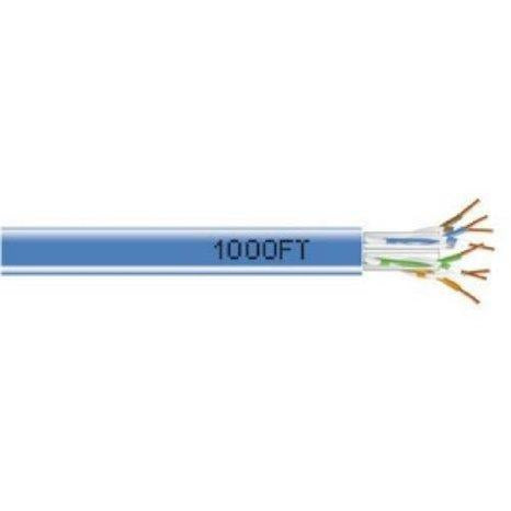 Black Box Cat6 550-mhz Solid Ethernet Bulk Cable - Unshielded (utp), Cmr Pvc, Blue, 1000-f