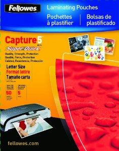 Fellowes, Inc. Laminating Pouch Letter 11.5in X 9in Landscape 5mil 100pk