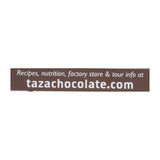 Taza Chocolate Organic Chocolate Mexicano Discs - 50 Percent Dark Chocolate - Vanilla - 2.7 Oz - Case Of 12