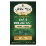 Twinings Tea Breakfast Tea - Irish Decaf - Case Of 6 - 20 Bags