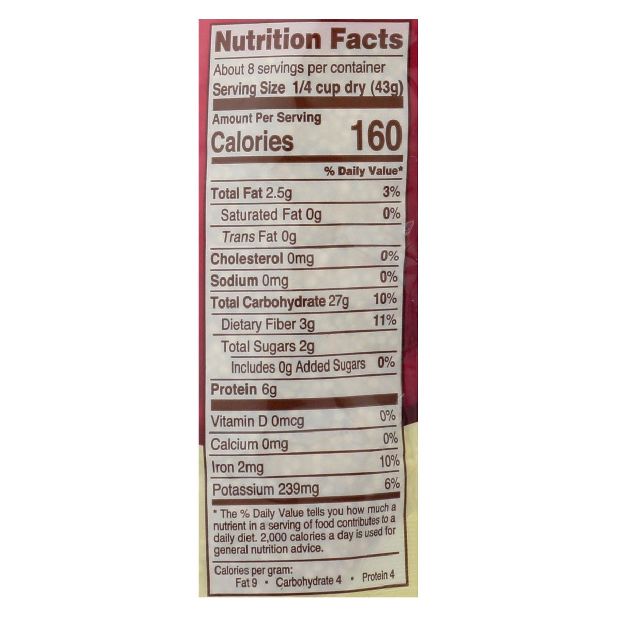 Nature's Earthly Choice Premium Quinoa - Case Of 6 - 12 Oz.