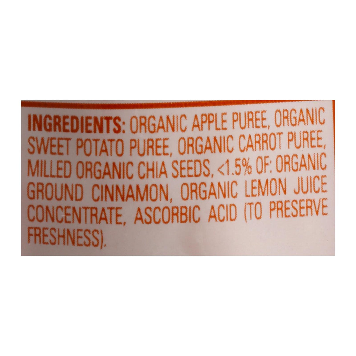 Happy Baby Happytot Organic Superfoods Sweet Potato Apple Carrot And Cinnamon - 4.22 Oz - Case Of 16