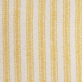 Yellow Natural Ticking Stripe Throw Pillow