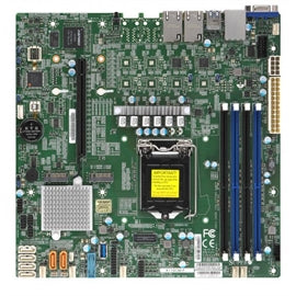 Supermicro Motherboard MBD-X11SCM-F-B Core i3 LGA1151 C246 PCI Express SATA Micro-ATX 128GB DDR4 Bulk Pack