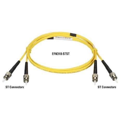 Black Box Os2 9-125 Singlemode Fiber Optic Patch Cable - Ofnr Pvc, Sc To Sc, Yellow, 15-m