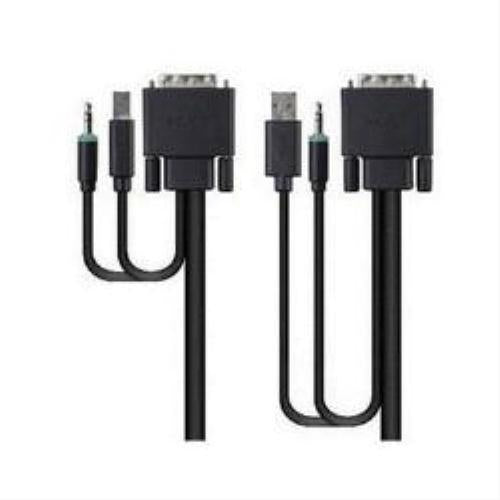Belkin International Inc Dvi-usb-aud Kvm Cable, 6ft