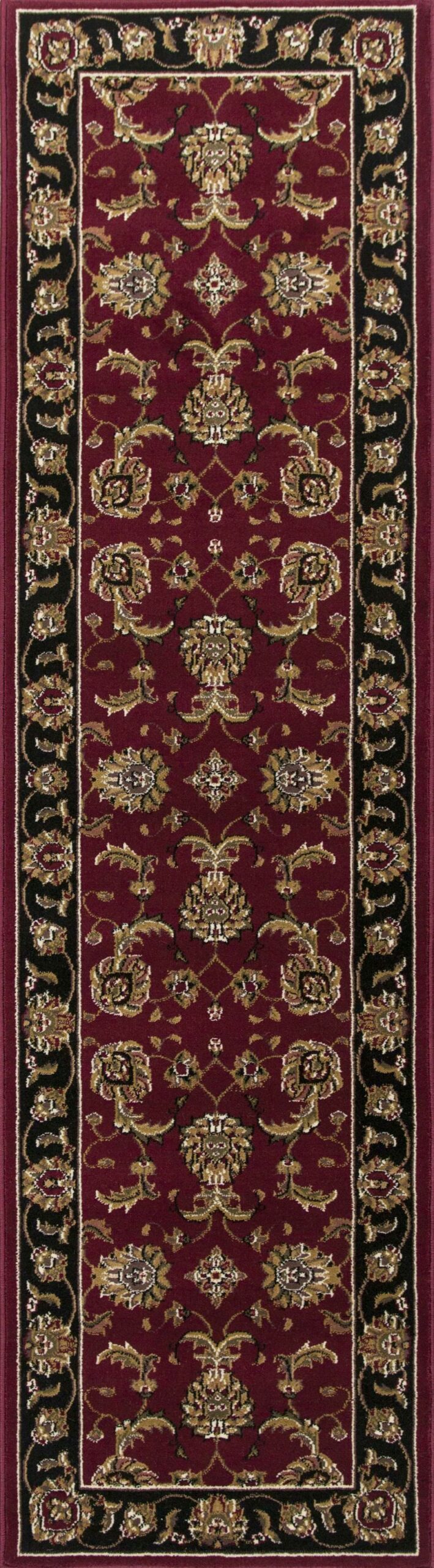 1' x 2' Red or Black Medieval Inspired Area Rug