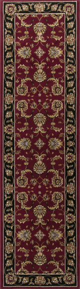 1' x 2' Red or Black Medieval Inspired Area Rug