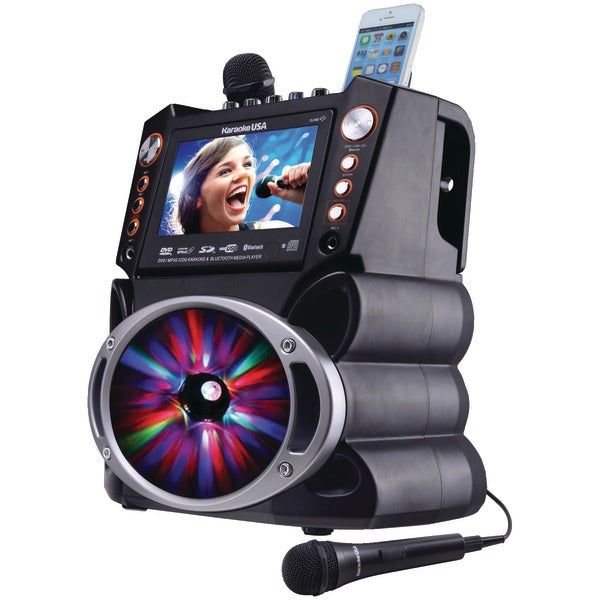 Bluetooth(R) Karaoke Machine with Synchronized LEDs