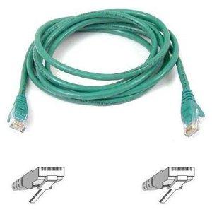 Belkin International Inc 6ft Cat6 Snagless Patch Cable, Utp, Green Pvc Jacket, 23awg, 50 Micron, Gold Pla