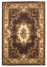 1' x 2' Polypropylene Plum or Ivory Area Rug