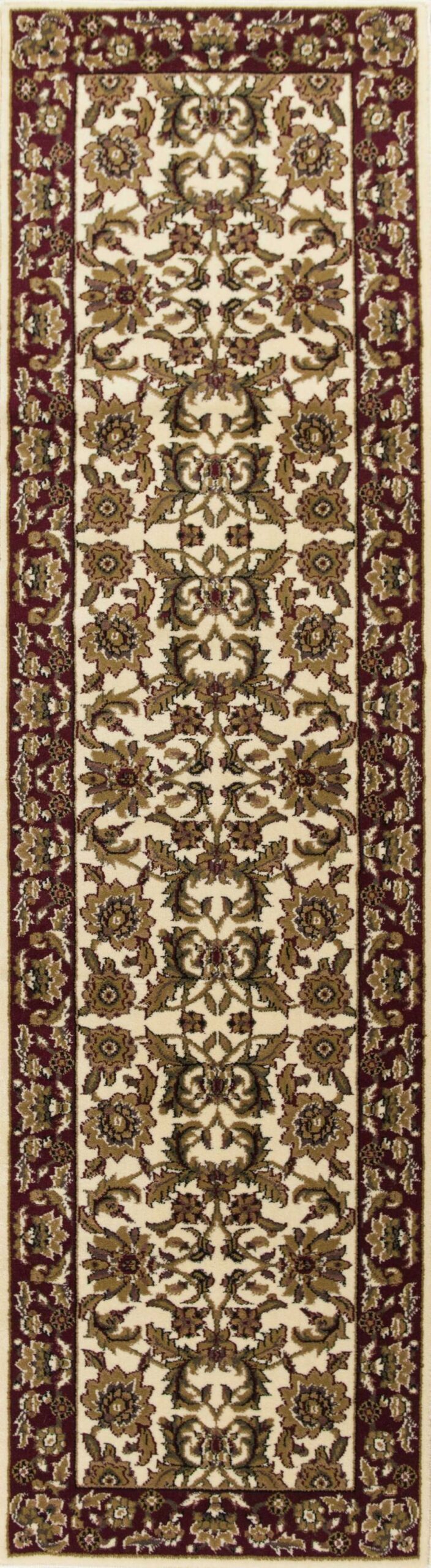 1' x 2' Ivory or Red Renaissance Inspired Area Rug