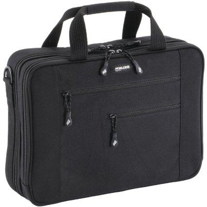 Mobile Edge Llc Canvas Eco Briefcase - 16in-17in Mac - Black,eco-friendly Cotton Canvas