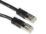 C2G-50ft Cat5e Molded Shielded (STP) Network Patch Cable - Black