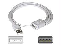 C2g 3m Usb 2.0 A Male To A Female Extension Cable - White (9.8ft)