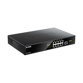 D-Link Networking Switch DGS-1010MP 10-Port Gigabit Unmanaged Switch with 8 PoE Ports