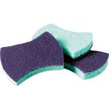 Scotch-Brite® Power Sponge #3000, 2-3/4X4-1/2, Blue/Teal, 20/Carton