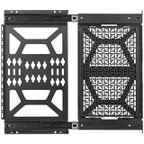 Atdec media storage sliding panel - Universal mounting hole pattern - For media and networking devices