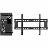 Atdec media storage sliding panel - Universal mounting hole pattern - For media and networking devices