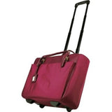 WIB Florence Carrying Case (Rolling Tote) for 17.3" Notebook - Burgundy