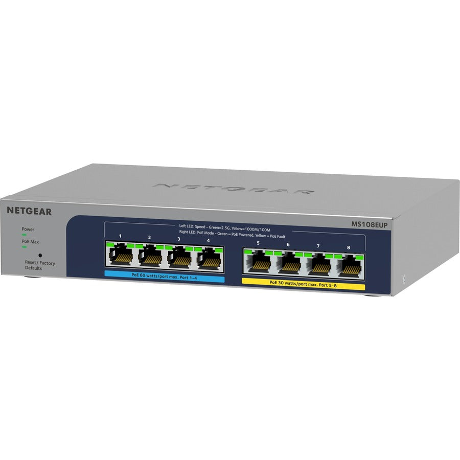 Netgear 8-port Ultra60 PoE++ Multi-Gigabit (2.5G) Ethernet Plus Switch