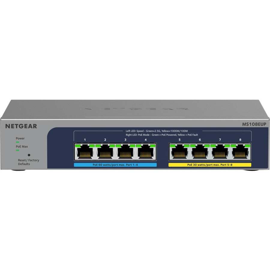 Netgear 8-port Ultra60 PoE++ Multi-Gigabit (2.5G) Ethernet Plus Switch