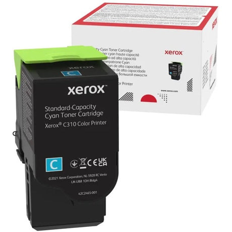 Xerox Original Standard Yield Laser Toner Cartridge - Single Pack - Cyan - 1 / Pack