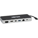 Tripp Lite USB C Docking Station Hub Triple Display 4K HDMI VGA USB A/C Gbe