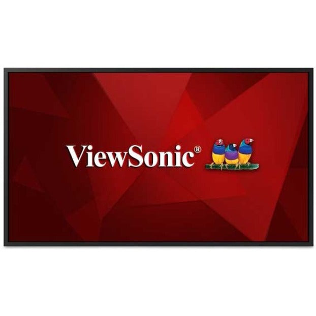 ViewSonic Commercial Display CDE5520-E1 - 4K Integrated Software, WiFi Adapter, Fixed Wall Mount - 350 cd/m2 - 55"