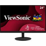 ViewSonic VA2447-MHJ 24 Inch Full HD 1080p Monitor with Advanced Ergonomics, Ultra-Thin Bezel, AMD FreeSync, 75Hz, Eye Care, and HDMI, VGA Inputs for Home and Office