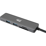 Adesso 6-in-1 USB-C Multi-Port Docking Station (TAA Compliant)