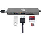 Adesso 6-in-1 USB-C Multi-Port Docking Station (TAA Compliant)