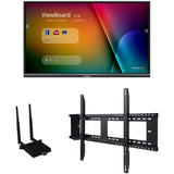 ViewSonic ViewBoard IFP6550-E1 - 4K Interactive Display with WiFi Adapter and Fixed Wall Mount - 350 cd/m2 - 65"