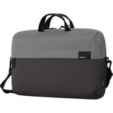 Targus Sagano EcoSmart TBS574GL Carrying Case (Slipcase) for 14" Notebook, Smartphone, Accessories - Black/Gray