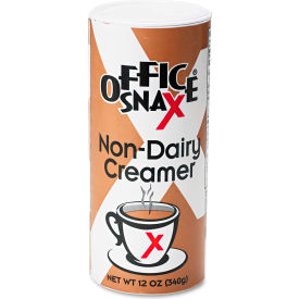 Office Snax® Non-Dairy Powdered  Creamer, Cream 12-oz., 24 per Carton